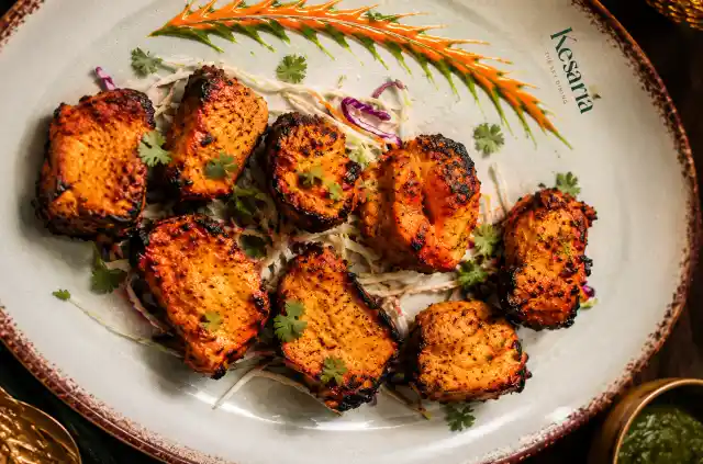 kesaria special tandoori chaap tikka